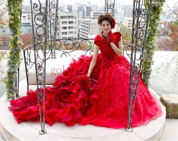 گالری جدیدترین مدل لباس مجلسی قرمز