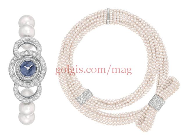 گنجینه جواهرات الماس و مروارید Chanel